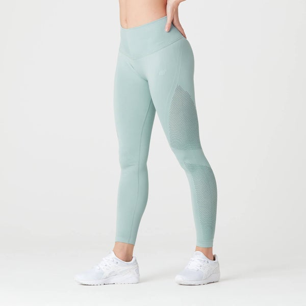 Shape Seamless 无缝系列 女士紧身运动健身裤 - 湖水绿 - XL