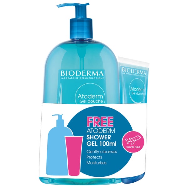 Bioderma Atoderm Shower Gel 1L + Free Shower Gel 100ml
