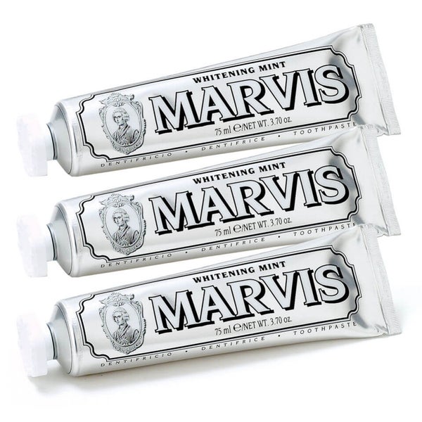Marvis 美白薄荷牙膏三件套 3 x 85ml