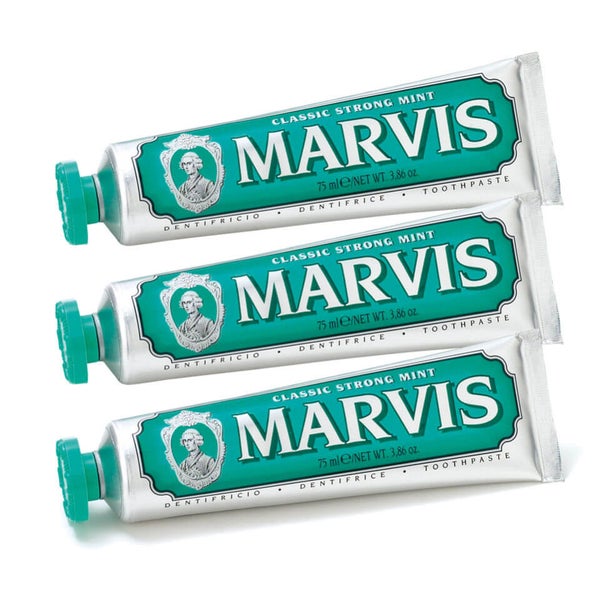 Marvis 经典浓郁薄荷牙膏三件套 3 x 85ml