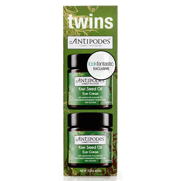 Antipodes Exclusive Twin Pack - Kiwi Seed Oil Eye Cream (2 x 30ml)
