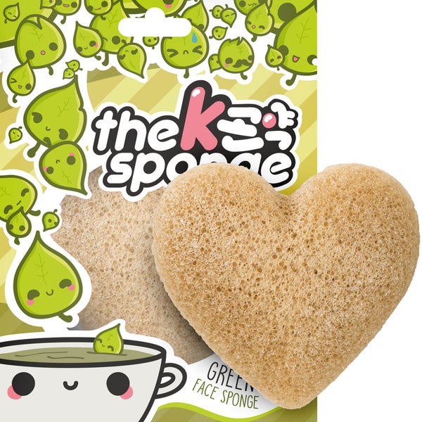 魔芋海绵 K-Sponge 心形海绵 - 绿茶 12g