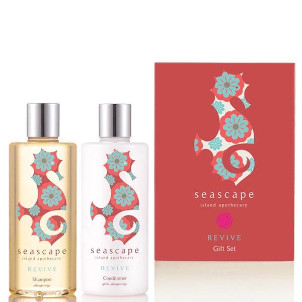 Seascape 焕活护肤洗发水和护发素两件礼品套装 300ml