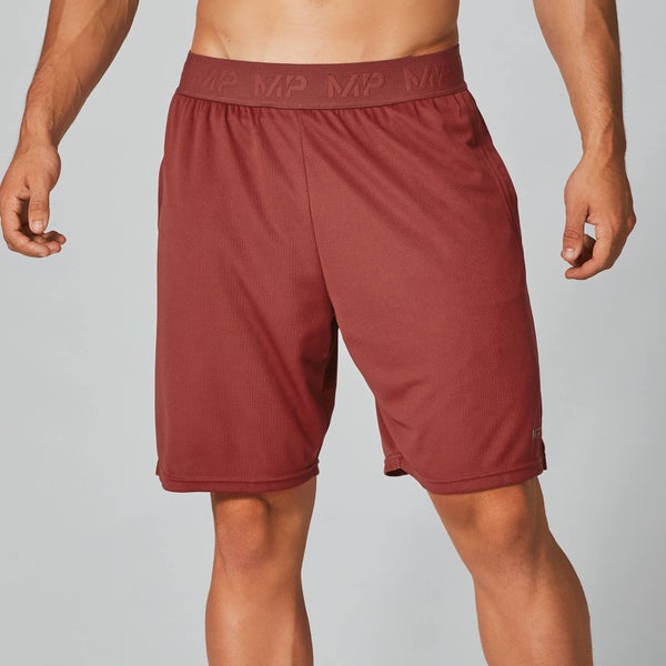 Dry-Tech 速干系列男士短裤 - 红褐色 - XS