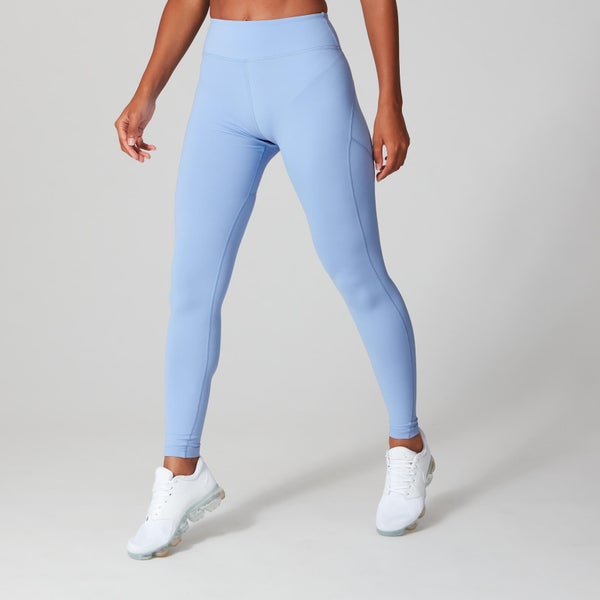 Power 力量系列女士高腰速干健身裤 - 天蓝色 - XS