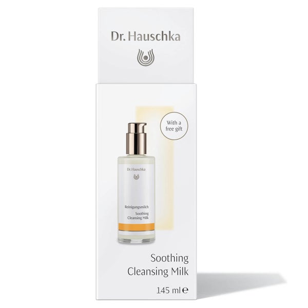 Dr. Hauschka Soothing Cleansing Milk with Cosmetic Sponge and Eye Make Up Remover Sachet