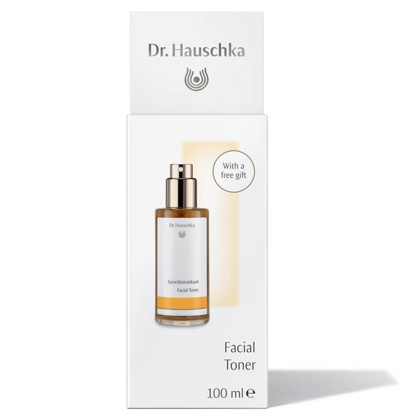 Dr. Hauschka Facial Toner with Cosmetic Sponge and Eye Make Up Remover Sachet