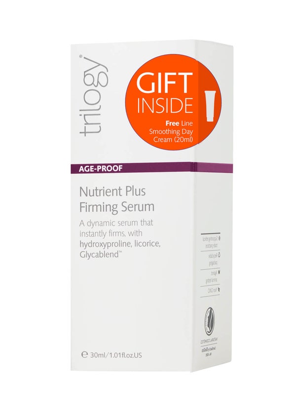 Trilogy Age-Proof Nutrient Plus Firming Serum Pack 30ml with FREE Line Smoothing Day Cream 20ml