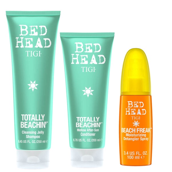 TIGI Bed Head Summer Care Shampoo, Conditioner and Detangler Set