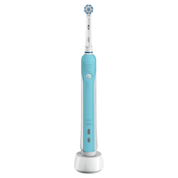 Oral-B Pro 600 Sensi 超纤细手持电动牙刷 | 蓝色