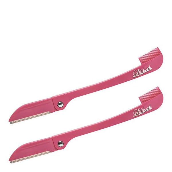 Lilibeth of New York Brow Shaper and Comb - Hot Pink
