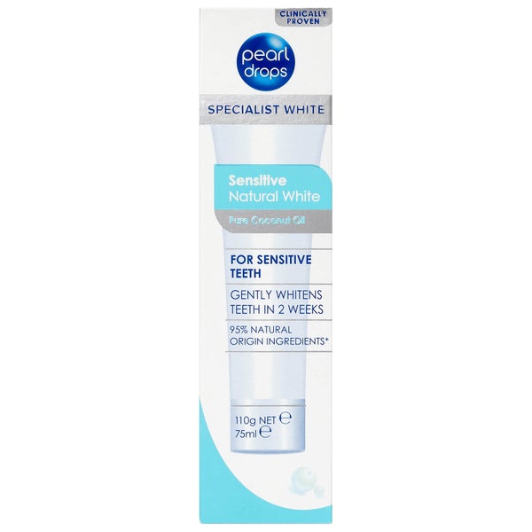 Pearl Drops Sensitive Natural White Toothpaste 75ml