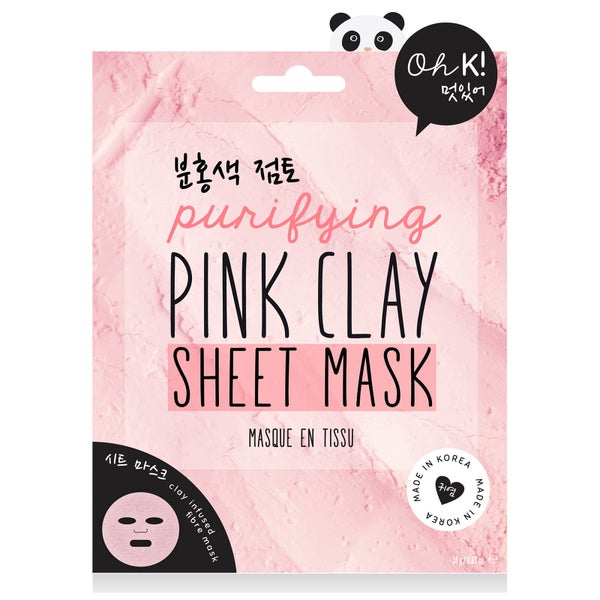 Oh K! Pink Clay Sheet Mask 18g