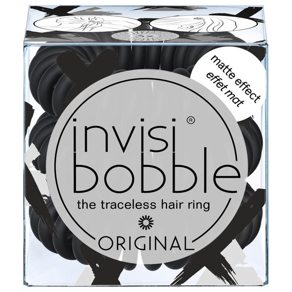 invisibobble 经典哑光发圈 | 3 个装 | 黑色