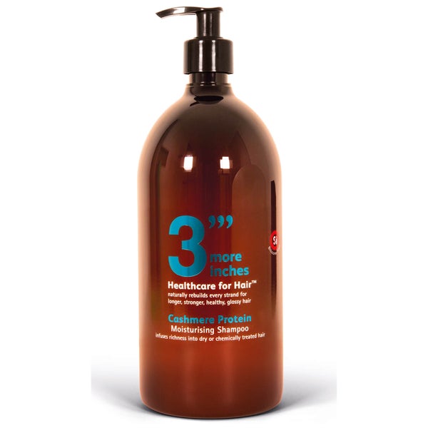 3 More Inches Cashmere Protein Moisturising Shampoo 1L