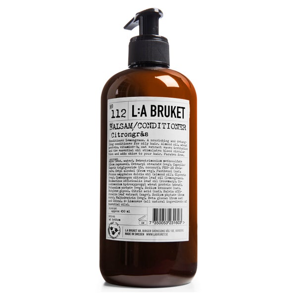 L:A BRUKET 大瓶装柠檬草护发素 450ml