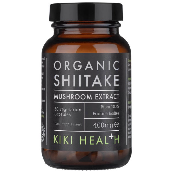KIKI Health Organic Shiitake Extract Mushroom (60 Vegicaps)