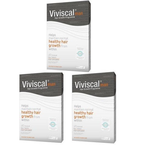 Viviscal Man Hair生长补充剂（3×60）（3个月的分量）
