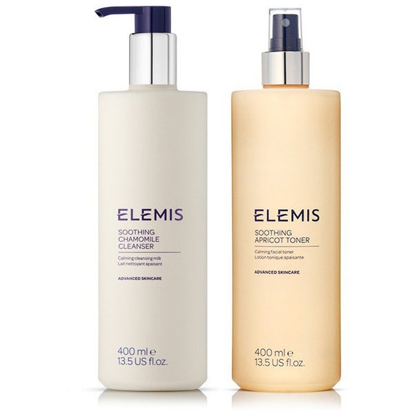 Elemis 艾丽美超值舒缓套装 含杏桃舒缓爽肤水和洋甘菊舒缓洁面乳(价值84.00英镑)
