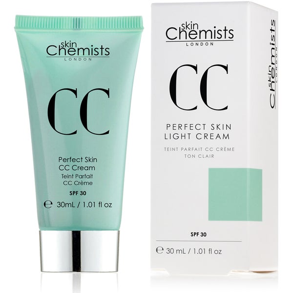 skinChemists Perfect Skin CC Cream with SPF 30 - Light (30ml)