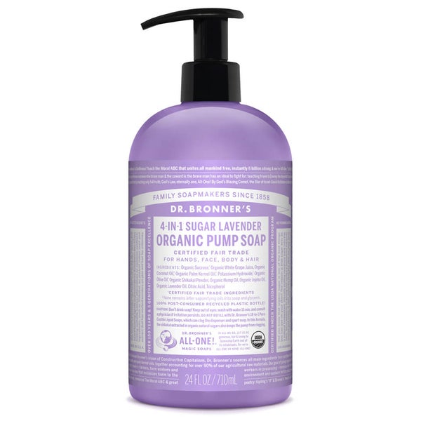 Dr. Bronner Organic Shikakai Lavender Hand Soap (710ml)