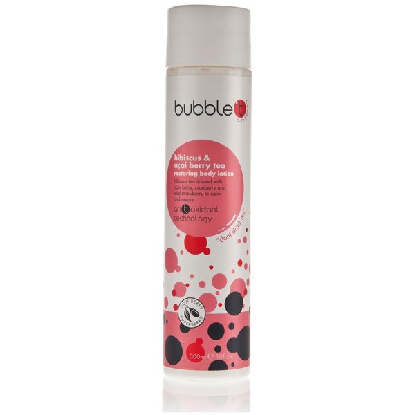 Bubble T Bath and Body Body Lotion in Hibiscus and Acai Berry Tea