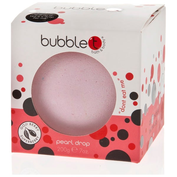 Bubble T 沐浴和护体珍珠球，含有木槿和巴西莓茶（180克）