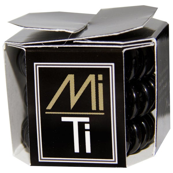 MiTi Professional Hair Tie - Midnight Black（3 条）