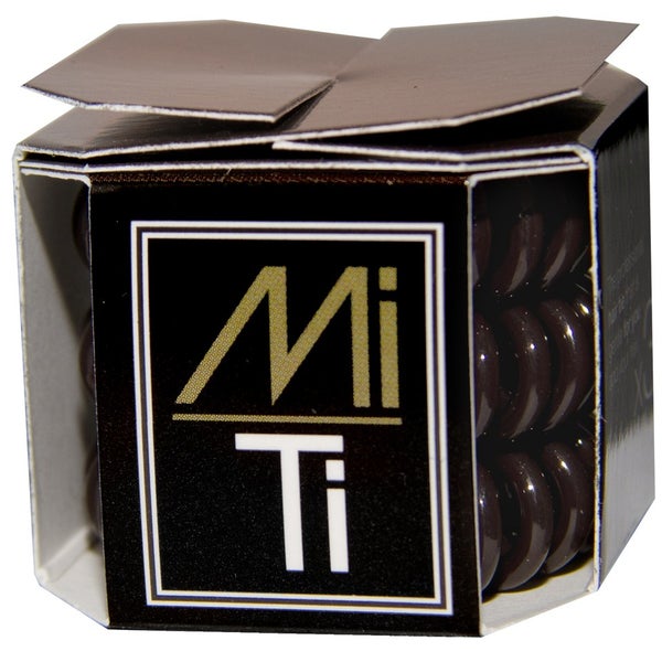MiTi Professional Hair Tie - Dark Chocolate（3 条）