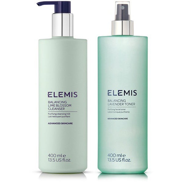 Elemis Supersize Balancing Cleanser and Toner Duo（价值 £88.00）