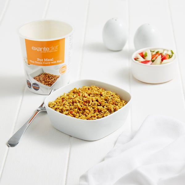 Exante Box of 7 Thai Green Curry Pot Meal