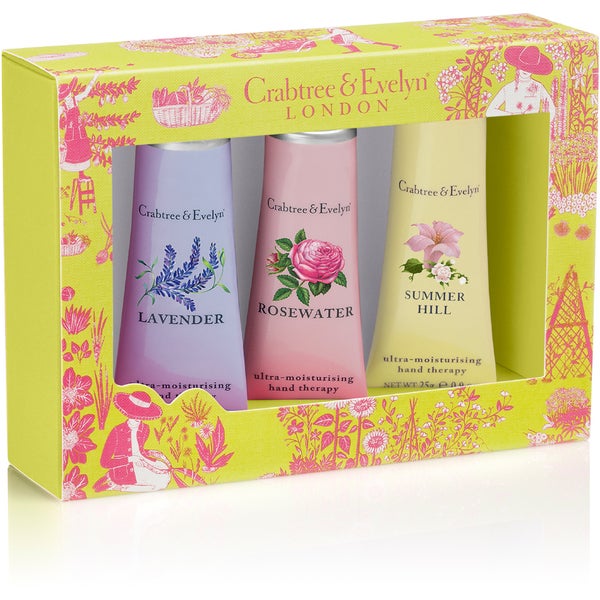 Crabtree & Evelyn Floral Hand Therapy 3 x 25g