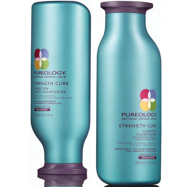 PUREOLOGY 强化养发洗发水与护发素 250ml