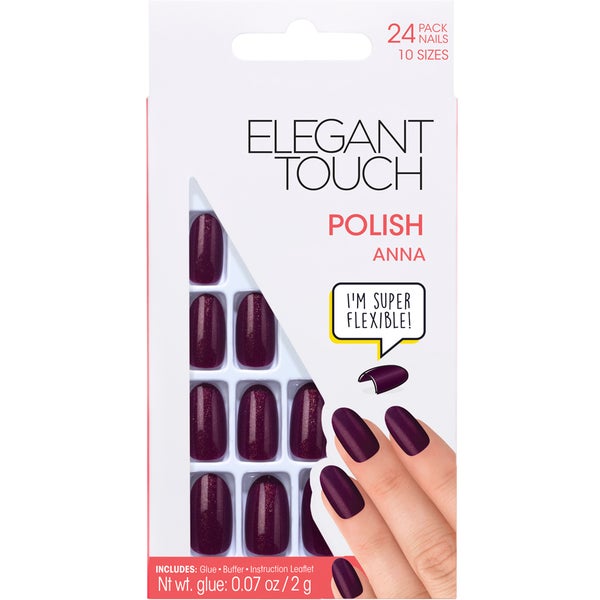 Elegant Touch Polished Nails Glamour Collection - Anna
