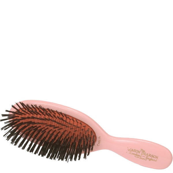 Mason Pearson Children's Pink Sensitive Bristle Hair Brush