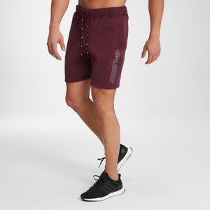 MP Men's Outline Graphic Shorts - Washed Oxblood