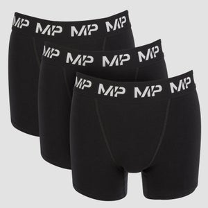 男士经典运动内裤 （3件装）- 黑色