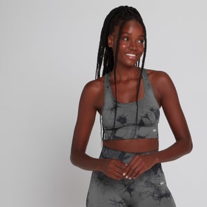 Shape Seamless Ultra塑形无缝升级系列女士运动内衣 - 黑色扎染