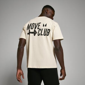 Move Club传承系列超大版T恤 - 复古白
