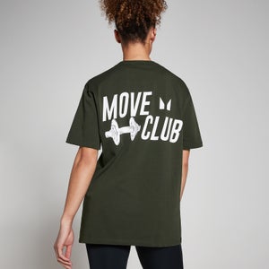 Move Club传承系列超大版T恤 - 森林绿