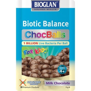 Bioglan儿童益生菌巧克力球（30粒） - 牛奶（30粒）