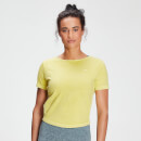 MP Women's Raw Training Washed Tie Back T-shirt - Washed Yellow - XXS